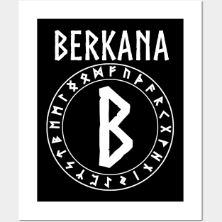 Berkana Ancient Norse Rune Posters and Art